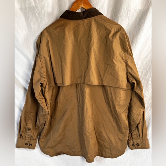 Woolrich Sportsmen Shooting Shirt Mens XL Insulated Pads Hunting Khaki Brush Top - Picture 12 of 16
